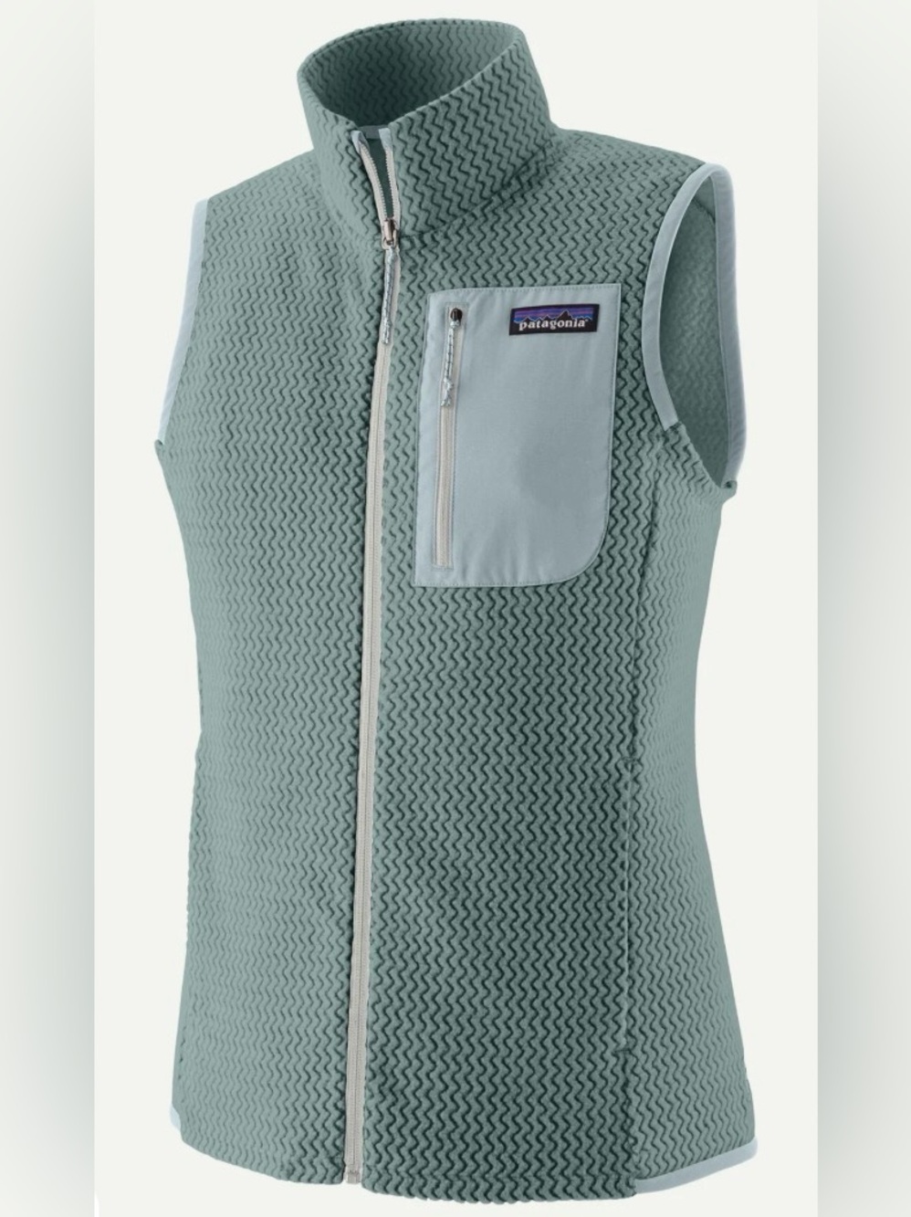 Patagonia R1 Air Fleece Vest Women’s Size Large Blue Sage Brand New
